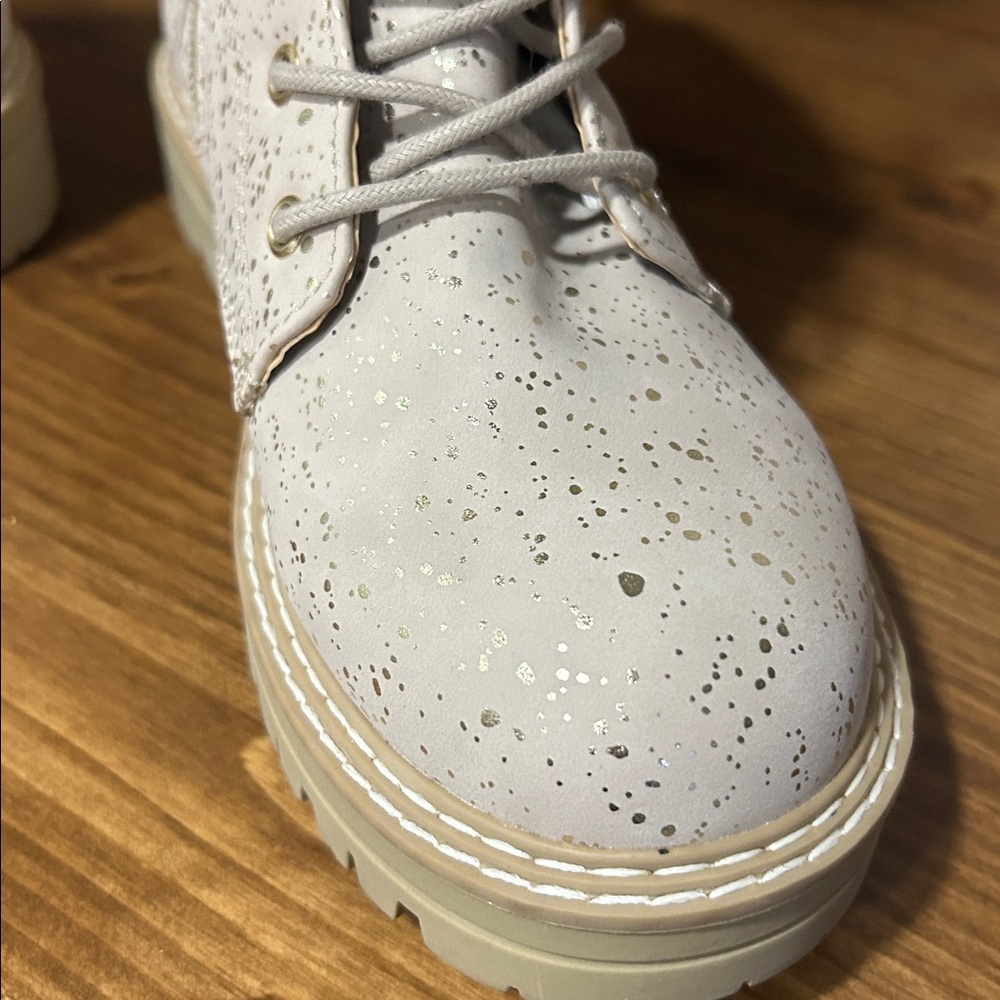 Cupcake Couture Speckled Light pink girls Boots size 5 - Picture 5 of 7